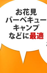 ���Ԍ��E�o�[�x�L���[�E�L�����v�ȂǂɍœK